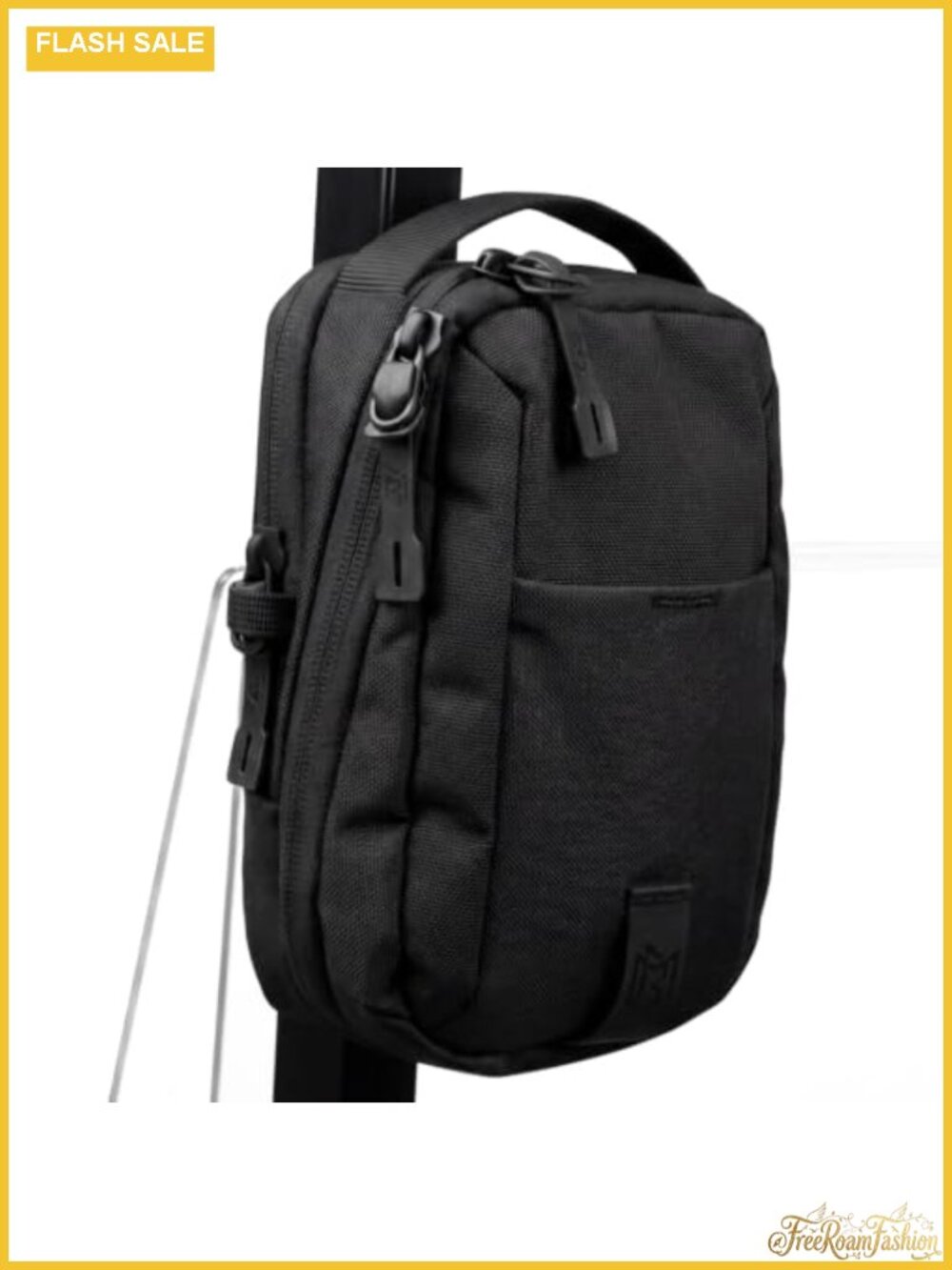 Magnetic Crossbody Sling Bag Water Resistant Nylon Golf Gym Travel Unisex